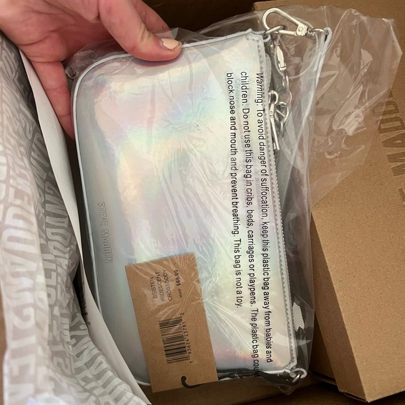 Becky Iridescent matching heel and bag Steve Madden - Picture 7 of 8